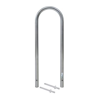 Baumarktplus Fahrradanlehnbügel 115 x 41 cm Edelstahl Ø 49 mm Einbetonieren Fahrradständer Parker Typ U