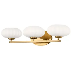 Wandleuchte Badezimmerleuchte Wandlampe LED Gold Dimmbar B 63,5 cm IP44