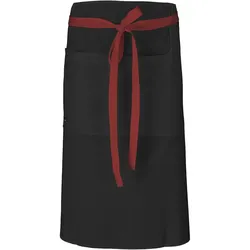 Schürze "PAPRIKA" - schwarz/rot