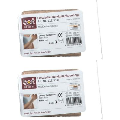 Bort Handg Klett GR3 Haut x2 2x1 St Bandage(s)
