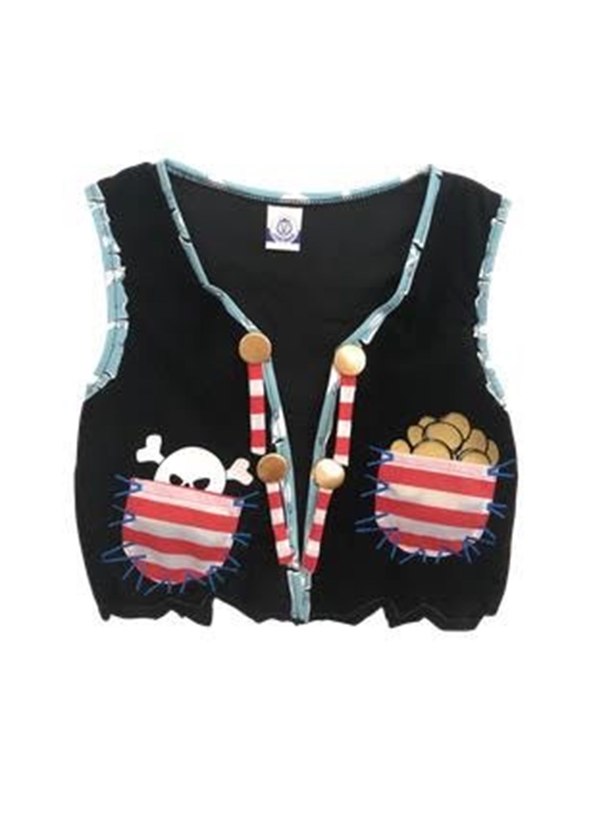 Impulse Toys Pirate vest Pirate Red Stripe