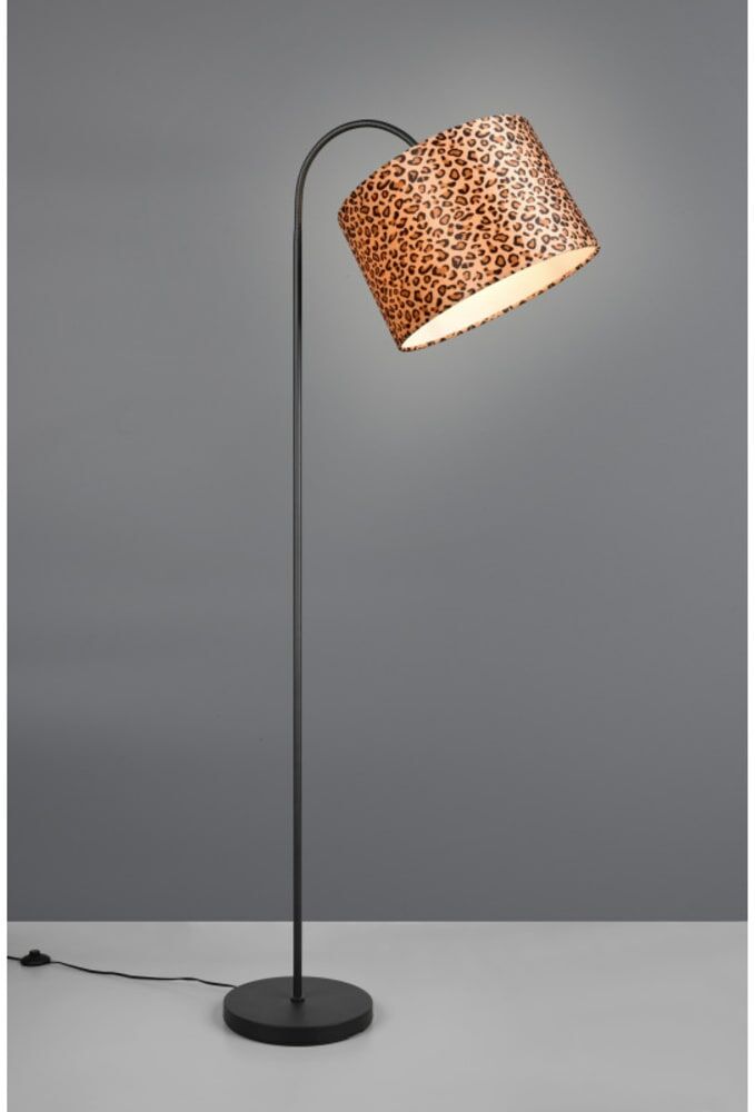 BOITE A DESIGN Lampadaire design en métal noir Noir 35x207x35cm
