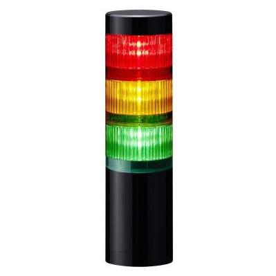 RS PRO LED Signalturm 3-stufig Linse Gelb, Grün, R (145716)