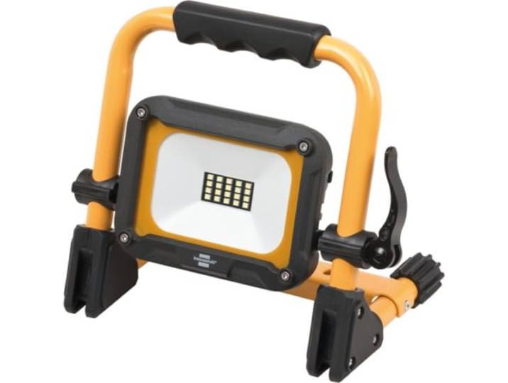 Brennenstuhl Projecteur LED JARO 3010 MA rechargeable 30W pour une utilisation en extérieur IP54 (port USB-C\, 3 modes d'éclairage\, 12h max. d'autonomie\, 3200lm\, 6500K) Jaune/Noir