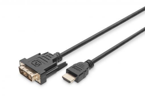 Digitus HDMI-Adapterkabel - HDMI / DVI 2m AK-330300-020-S