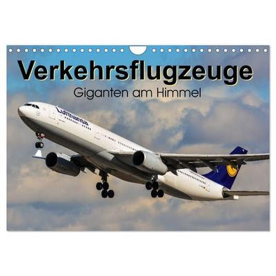 Verkehrsflugzeuge (Wandkalender 2026 DIN A4 quer), CALVENDO Monatskalender