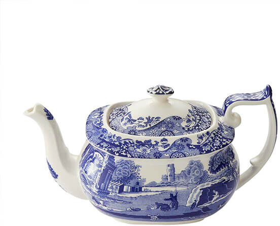 Spode Blue Italian Teapot