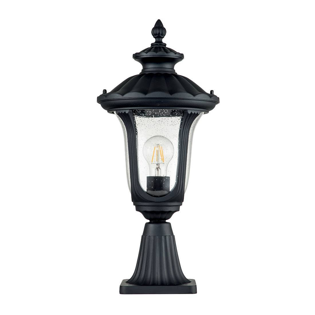 Elstead Lighting Chicago klassieke buitenlamp, staand model, zwart