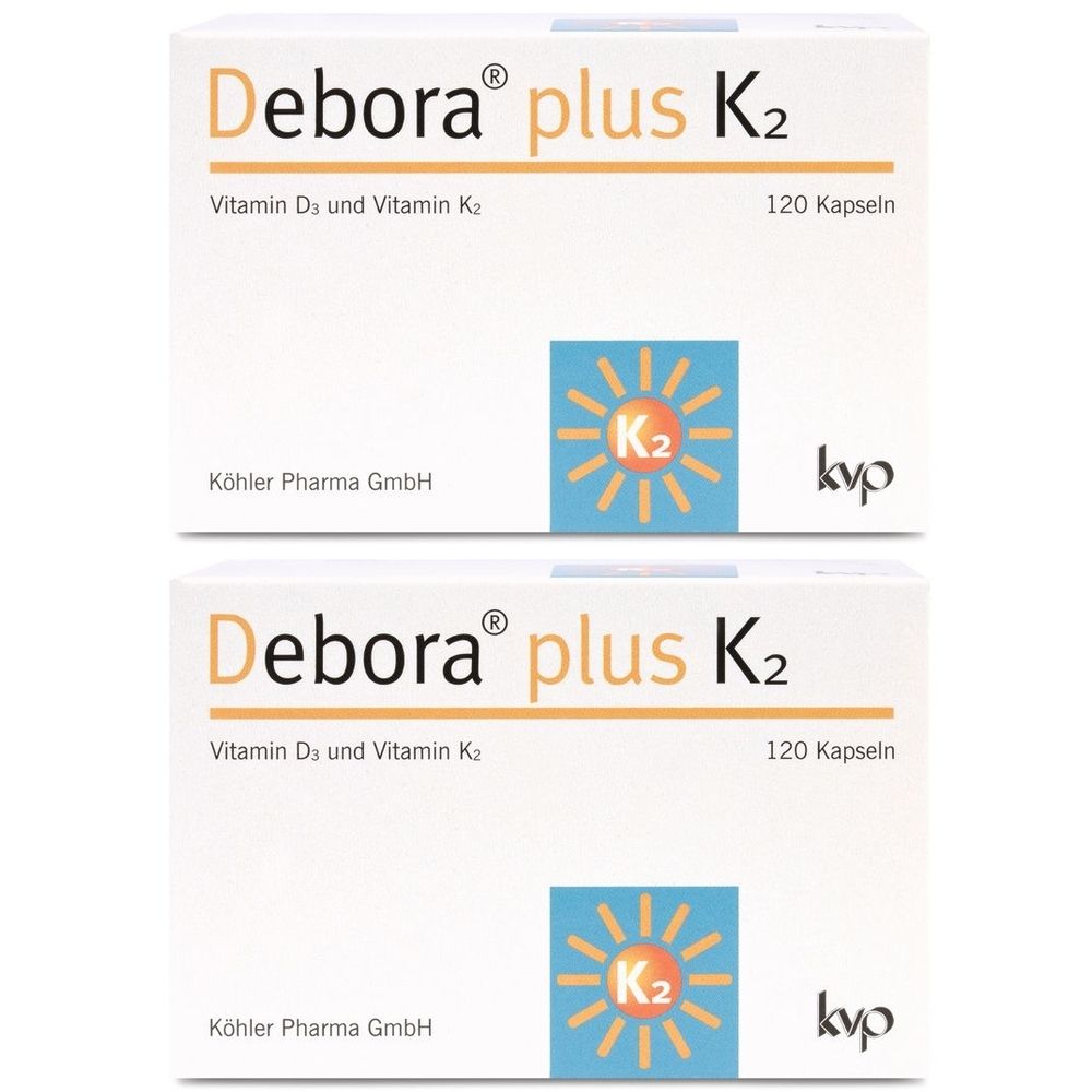 Debora plus K2 Kapseln 2x 2x120 St