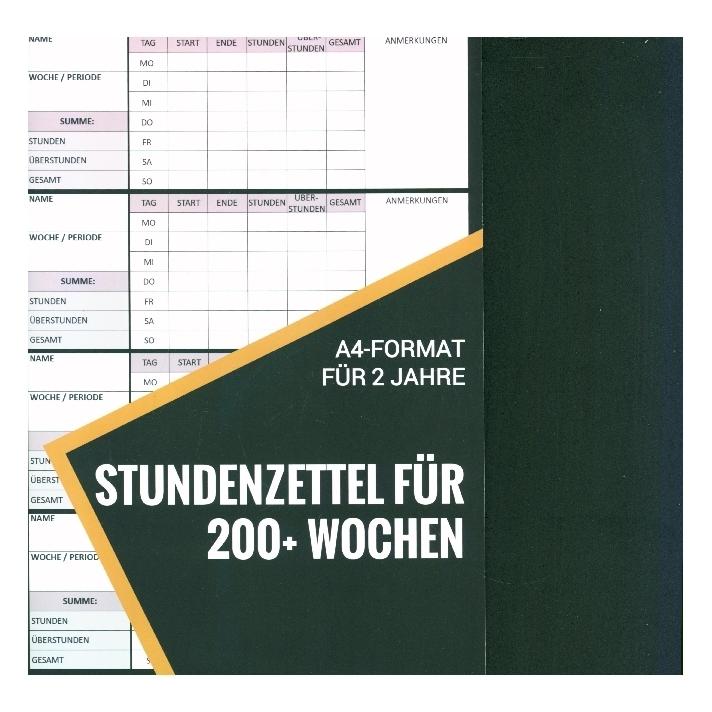 Bookmundo Direct Stundenzettel und Mehr:Stundenzettel fü (A4) (53475709)
