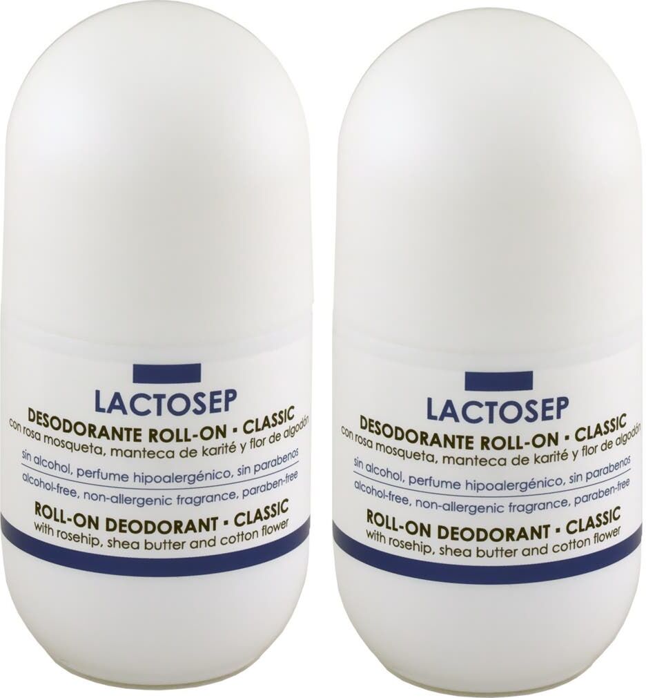 LACTOSEP Pack Desodorante Alumbre 2x75 ml