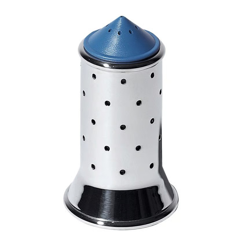 Alessi zoutvat blauw-roestvrij staal