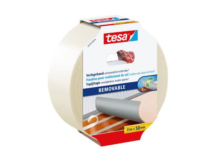 Tesa Doppelseitiges Verlegeband 25 m 50 mm