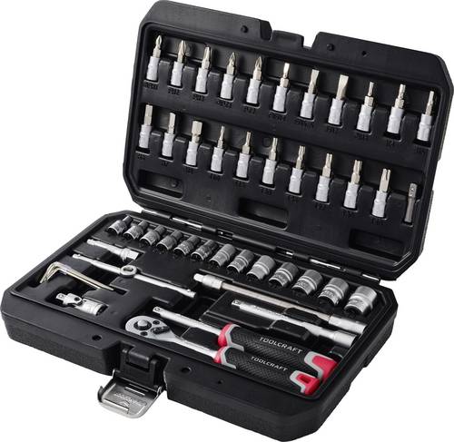 TOOLCRAFT Bit- und Steckschlüssel-Set 1/4" 48teilig TO-10675383