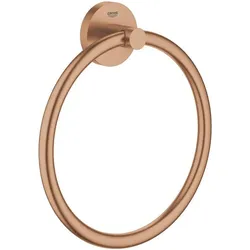 Grohe, Handtuchhalter + Handtuchhaken, Start Handdoekring – Wandmontage – Schroeven of Lijmen – Metaal – Geborsteld Warm Sunset