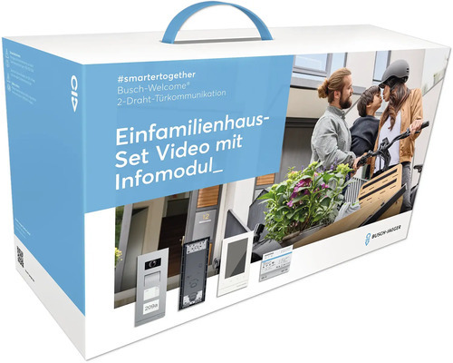 Busch-Welcome 83022/1-ISV Einfamilienhaus-Set Video Infomodul