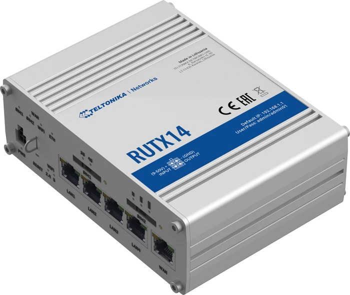 Teltonika RUTX14 Wireless Router 5-port Switch
