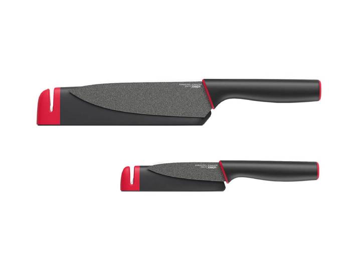 Joseph Joseph Slice & Sharpen Rüst und Kochmesser Grau