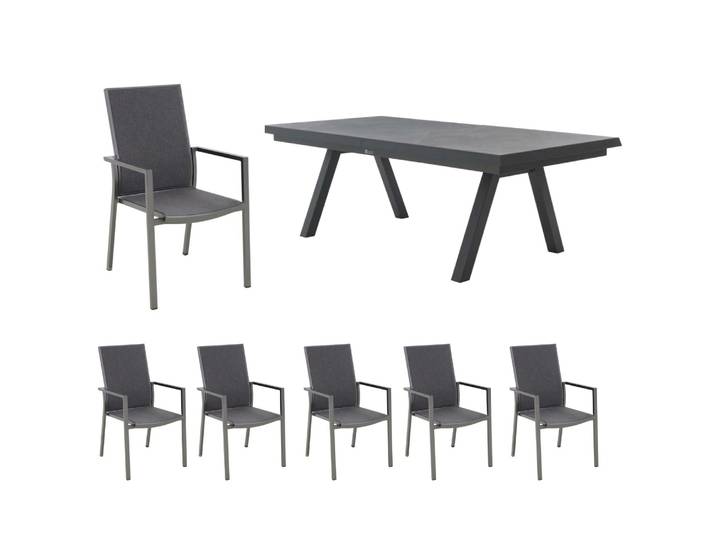 Interliving/MWH 7011/Verona Gartenmöbel-Set 7tlg