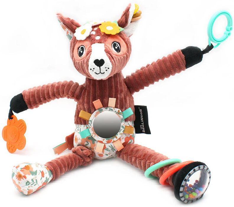 Mélimélos : Peluche d'activité nomade Biche - Les Déglingos