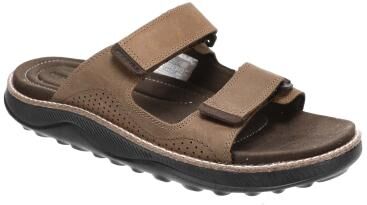 Merrell Cove Leather Slide - Mens 10 Brown Sandal Medium