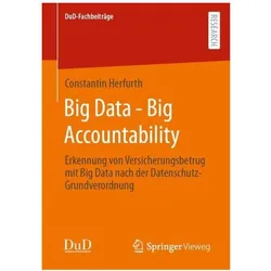 Big Data - Big Accountability, Fachbücher von Constantin Herfurth