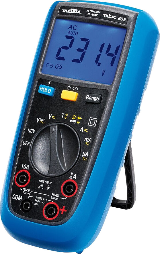 METRIX Multimètre numérique 6K pts TRMS AC CHAUVIN ARNOUX MTX 203-Z