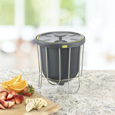 COUNTER TOP COMPOSTER by Polder in Green Grey