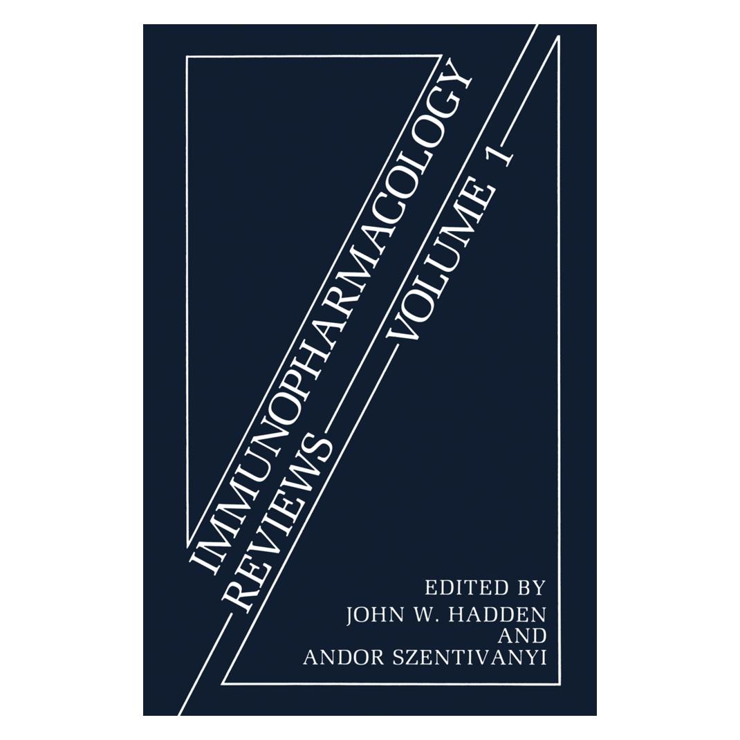 Springer Immunopharmacology Reviews (Englisch, Softcover, A. Szentivanyi, J. W. Hadden) (55560946)