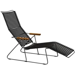 Liege Click Sunlounger Outdoor schwarz