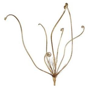Künstliche Farnwedel Spray Gold 54 cm (33338322)