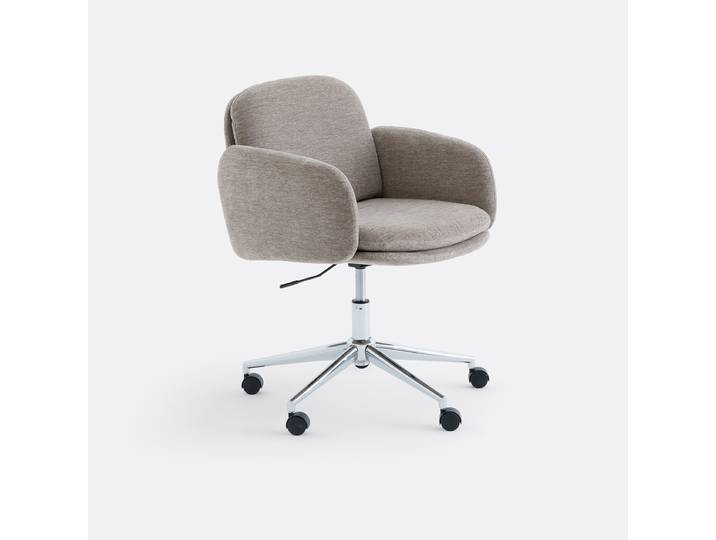 LA REDOUTE Fauteuil de bureau rotatif, BELLAGIO Beige Grège