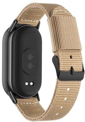 Everyday Crate Xiaomi Smart Band 10 9 8 Nylon Watch Band Adjustable Woven Watch Strap With Pin Buckle khaki