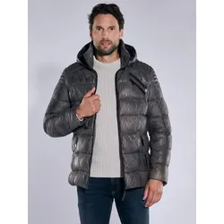 engbers Herren Lederjacke regular Grau uni - 58