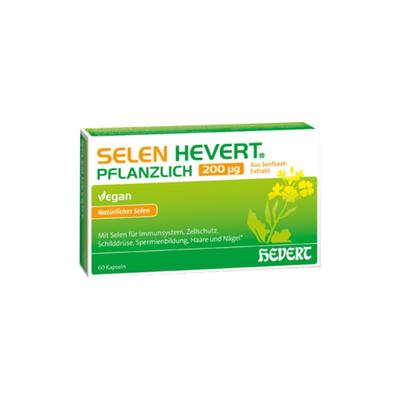 Selen Hevert pflanzlich 200 µg Kapseln 60 St