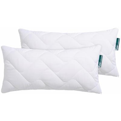 Microfaserkissen FAN "Hollofil Active m. MF-Bezug", weiß, B:40cm L:80cm, Bezug: 100% Polyester, Kopfkissen, volles Temperatur- und Feuchtigkeitsmanagement