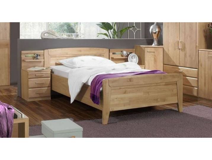 Seniorenbett Sanando Komfort Erle teilmassiv 120x190 cm klassischer Stil, höhenverstellbar