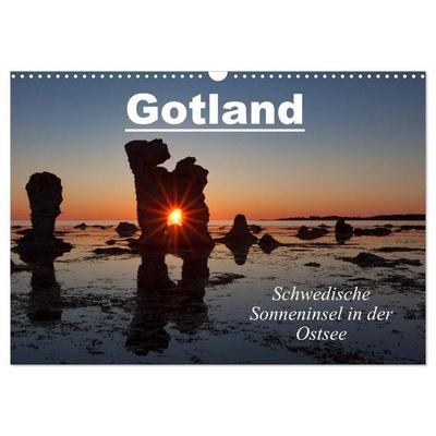 Gotland - Sonneninsel in der Ostsee (Wandkalender 2027 DIN A3 quer), CALVENDO Monatskalender