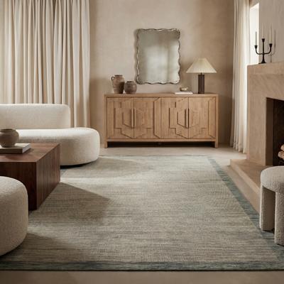 Style Haven Wade Tonal Border Wool Blend Area Rug
