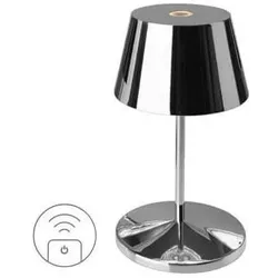 Villeroy & Boch, Tischlampe, SEOUL RC Akku-Tischlampe Chrom 2,2W steuerbare Lichtfarbe IP65 97205
