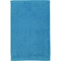 Lifestyle Sport Handtuch 30 x 50 cm glatt azurblau