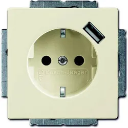 Busch-Jaeger, Steckdose, Schuko/USB-Steckdose