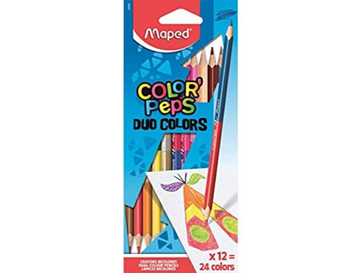 Maped Kleurpotloden Colopeps Duo, 12-delig, 24 kleuren