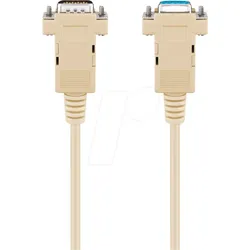 GOOBAY 50224 - D-SUB 9 pin Verlängerungskabel, 2 m