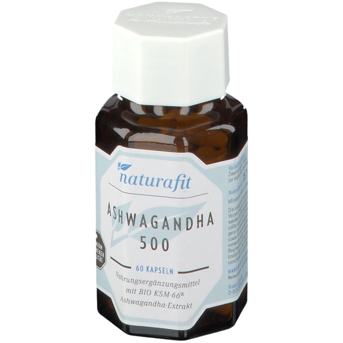 Naturafit Ashwagandha 500 Bio 60 St Kapseln