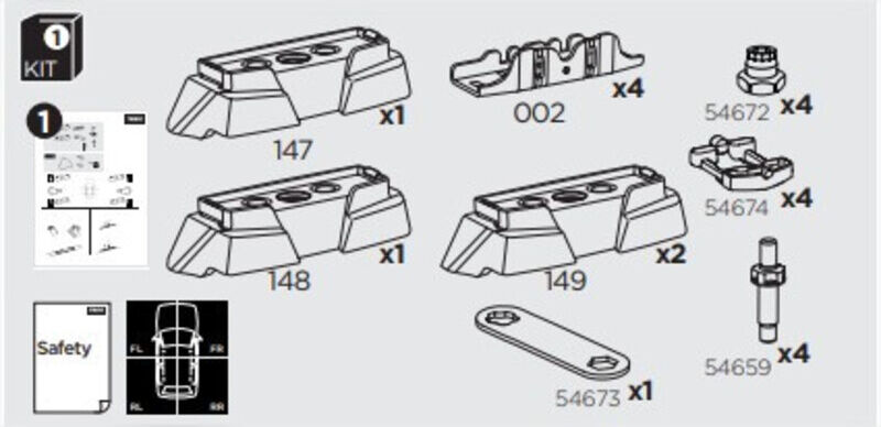 France Attelage Kit Thule 7016