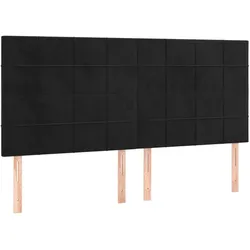 vidaXL, Boxspringbett, Almelville (Block mit Quadraten) (180 x 200 cm)