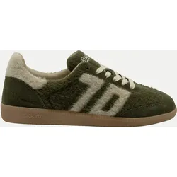 Sneaker Mohair Forest Beige Grün 42