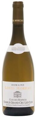 """Domaine Louis Moreau""" """Domaine Louis Moreau Chablis Clos des Hospices Les Clos Grand Cru 2022 White Wine - France"""