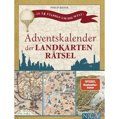 Adventskalender der Landkartenrätsel. In 24 Etappen um die Welt